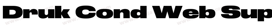 Druk Cond Web Super字体转换